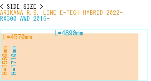 #ARIKANA R.S. LINE E-TECH HYBRID 2022- + RX300 AWD 2015-